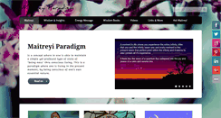 Desktop Screenshot of maitreyiparadigm.com