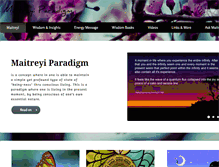Tablet Screenshot of maitreyiparadigm.com